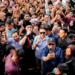 Wahyu Hidayat dan Kaesang Pangarep Blusukan di Kota Malang