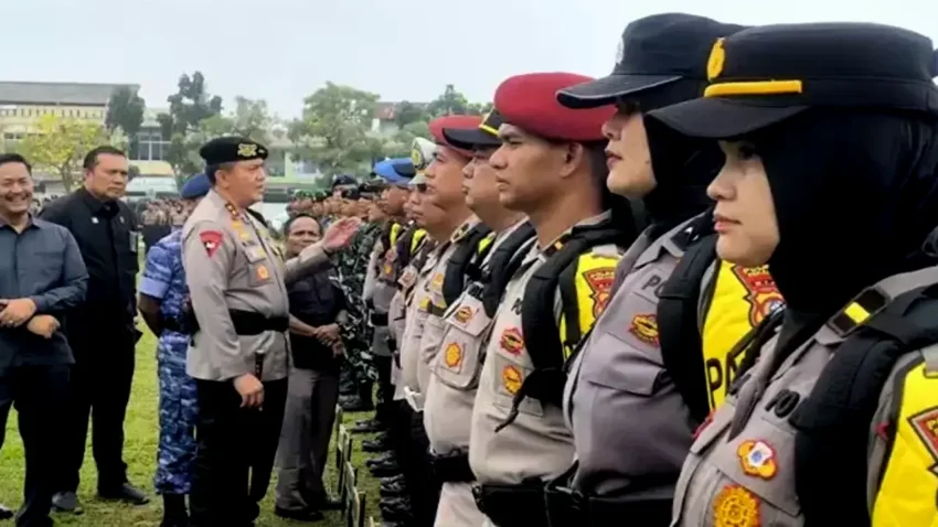 1615 Personel Gabungan Siap Amankan Pilkada di Riau